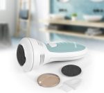 سنگ پا برقی VITALmaxx با عملکرد مکش بدون تیغه [سفید/فیروزه‌ای] - Image 3
