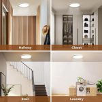 چراغ سقفی LED سنسور حرکت Matane بسته 2 عددی با ریموت - Image 2