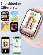 ساعت هوشمند RUIMEN H1 صفحه نمایش ۱.۸۵ اینچ + یک بند صورتی - Image 6