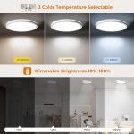چراغ سقفی LED سنسور حرکت Matane بسته 2 عددی با ریموت - Image 4