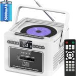 پخش‌کننده کاست سی‌دی ، رادیو و بلوتوث شارژی CD-W16