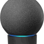 پایه باتری GGMM E4 برای بلندگوی هوشمند نسل چهارم برای قابل حمل کردن نسل چهارم شما، مشکی (شامل بلندگو نمی‌شود)