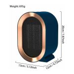 بخاری برقی 1200 وات برند BLUESEABUY مدل XH-1201 آبی (استوک) - Image 2