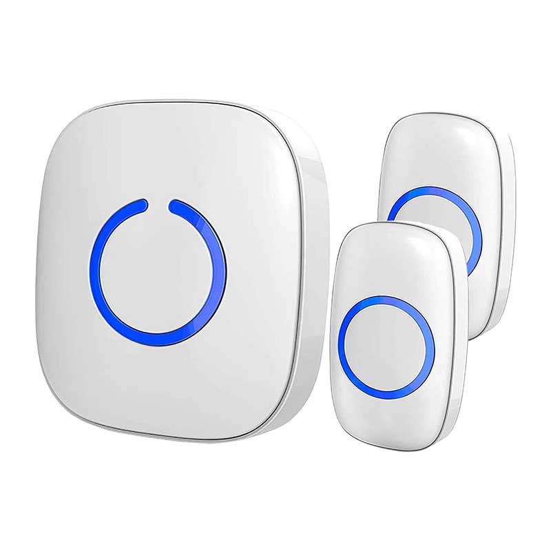 SadoTech-Wireless-Doorbells-for-Home0 زنگ بی سیم به همراه دو عدد شستی برند SadoTech - Image 1