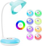 چراغ مطالعه رومیزی LED مافیتی Mafiti دارای چراغ پایه RGB تغییر رنگ