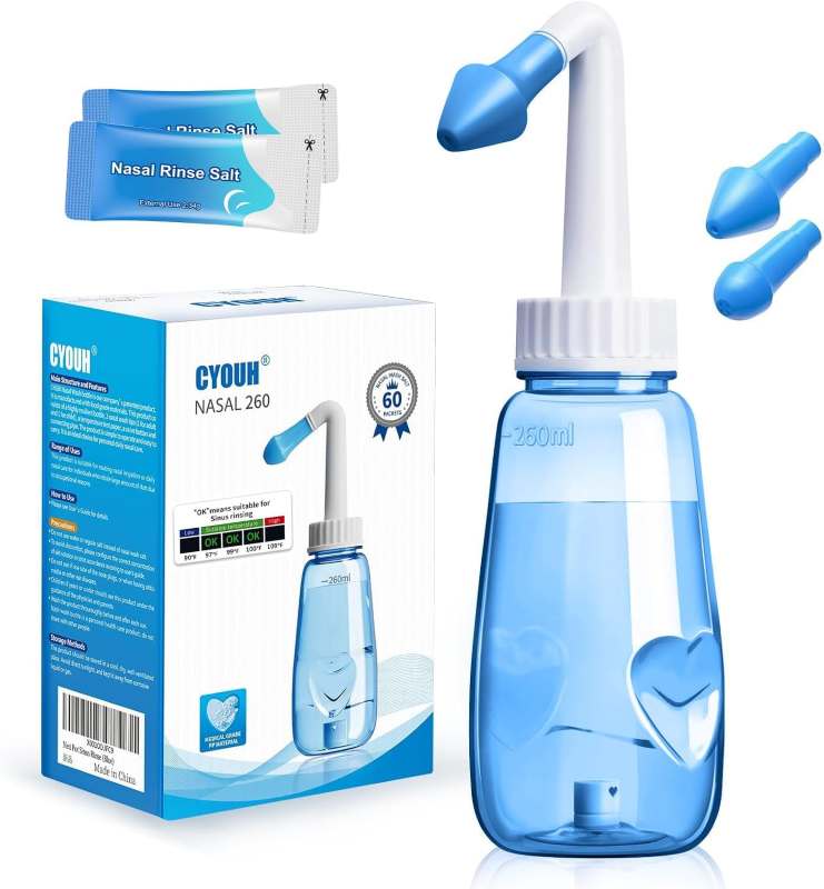 1-57.jpg دستگاه شستشوی بینی و سینوس ها CYOUH مدل NASAL260 - Image 1