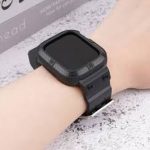 بند و کیس اپل واچ سیلیکونی مشکی مات اسلیکتو - Image 2