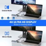 هاب USB C ده کاره با خروجی HDMI 4K مدل HB043 - Image 8