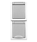 کلید و پریز ترکیبی دوطرفه عمودی VISIO IP54 - Image 6