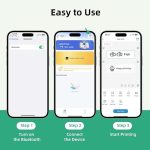 پرینتر لیبل زن برچسب زن ORGSTA S001 با نوار چسب ، سبز - Image 4