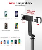 مونوپاد سلفی برند  ASHINER استیک با ریموت و چراغ‌های LED - Image 5