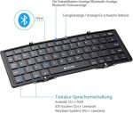 کیبورد بلوتوث تاشو کوچک eSynic کیبورد بی‌سیم مدل HB066 - Image 5
