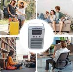کولر رومیزی شارژی مدل F14 با مه پاش , 5 سرعته رطوبت ساز - Image 9