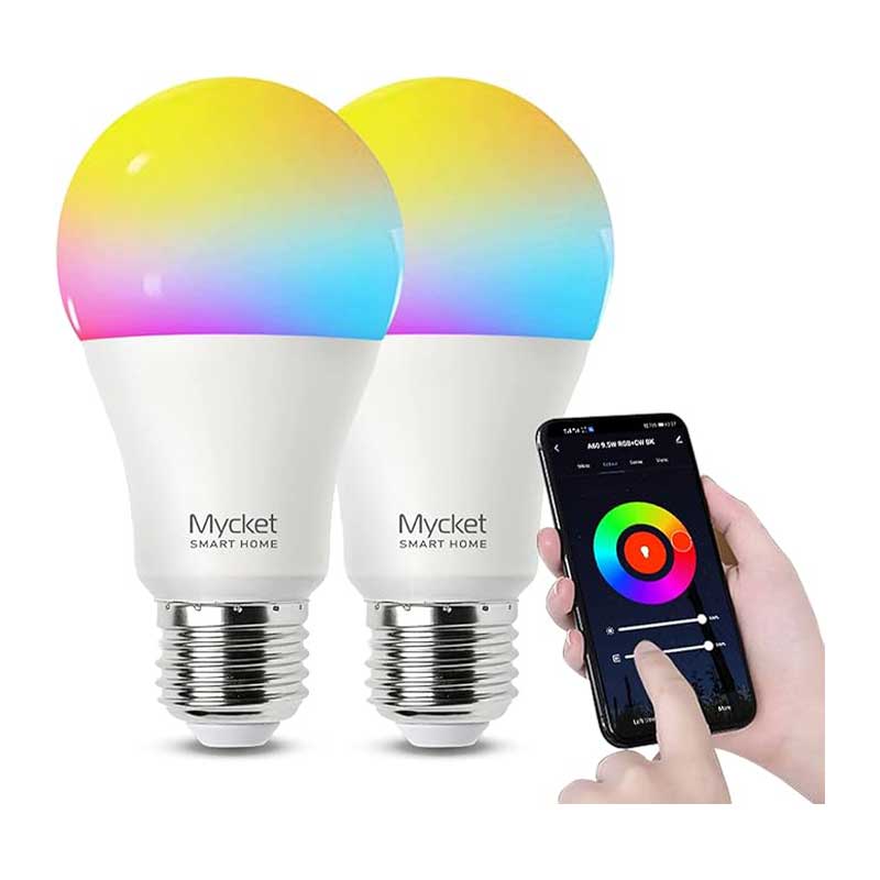 Mycket-E27-WiFi-Smart-Bulb-45 لامپ هوشمند وایفای ۹ وات برند Mycket مدل E27 - Image 1