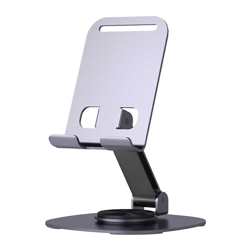 Phone-Holder-for-Desk0 هولدر گوشی تاشو فلزی برند Generic مدل Zm-0114h - Image 1