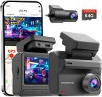 دوربین ثبت وقایع خودرو 4k DDPAI Z50 Pro جلو و عقب با کیفیت 4K+1080P