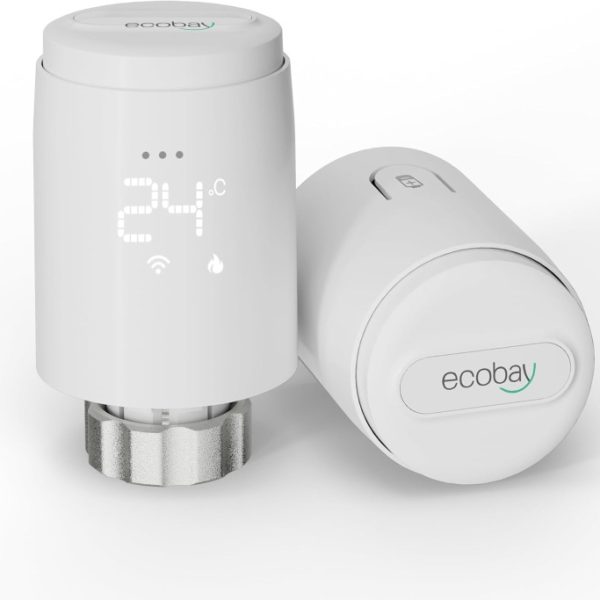 ترموستات هوشمند رادیاتور ECOBAY مدل Z03 هوشمند  بسته ۲ عددی