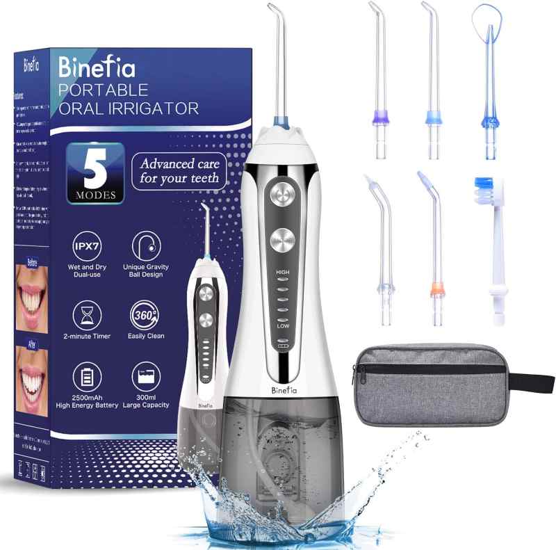 1-43-1.jpg واترجت Binefia مدل HF-2 دستگاه شستشوی دندان با آب - Image 1
