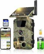 دوربین تله ای شکاری خورشیدی Lutranstra سیم کارت خور 4G LTE