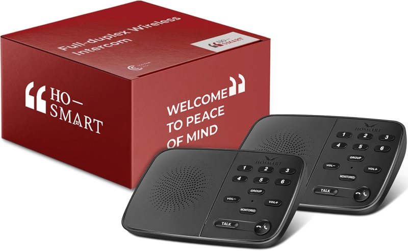 1-74-2.jpg اینترکام و ارتباط داخلی بیسیم Hosmart UltraSpeak Pro - Image 1