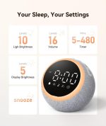 دستگاه نویز سفید Dreamegg مدل SM01 خاکستری - Image 6