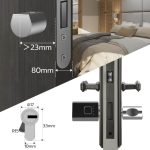 قفل هوشمند درب eLinkSmart با کلید اثر انگشت، برنامه بلوتوث، مجوز از راه دور - Image 5