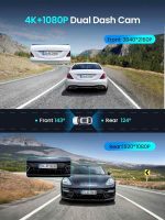 دوربین ثبت وقایع خودرو 4k DDPAI Z50 Pro جلو و عقب با کیفیت 4K+1080P - Image 7