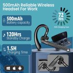 هدفون بی‌سیم حرفه‌ای برند Wireless City مدل YYK-520 - Image 9