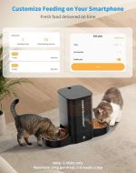 ظرف غذای حیوانات اتوماتیک HoneyGuaridan  ظرفیت 5 لیتری برای دو گربه - Image 12