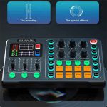 میکسر صوتی و میکروفون حرفه‌ای LIVE SOUND CARD و کارت صدای لایو