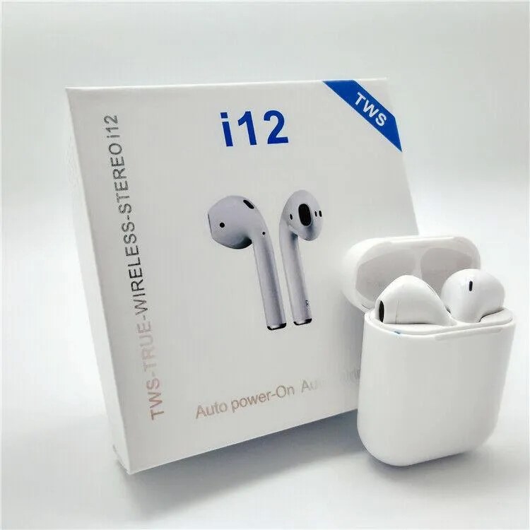 4-45.jpg هندزفری بلوتوثی طرح اپل اصلی i12 بلوتوث 5.3 - Image 1