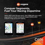 کامپیوتر دوچرخه هوشمند Magene C606 با ناوبری GPS و نقشه آفلاین و ضد آب - Image 6