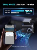 دوربین ثبت وقایع خودرو 4k DDPAI Z50 Pro جلو و عقب با کیفیت 4K+1080P - Image 5