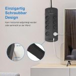 چندراهی محافظ نوسان برق IECOPOWER با ۴ پورت USB - Image 4