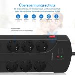 چندراهی محافظ نوسان برق IECOPOWER با ۴ پورت USB - Image 3