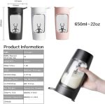 شیکر ورزشی شارژی 650 میلی لیتر EQURA مدل E-001-3 - Image 2