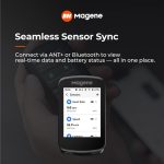 کامپیوتر دوچرخه هوشمند Magene C606 با ناوبری GPS و نقشه آفلاین و ضد آب - Image 4