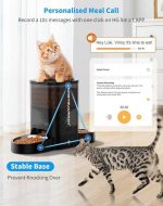 ظرف غذای حیوانات اتوماتیک HoneyGuaridan  ظرفیت 5 لیتری برای دو گربه - Image 9