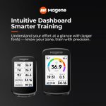 کامپیوتر دوچرخه هوشمند Magene C606 با ناوبری GPS و نقشه آفلاین و ضد آب - Image 3