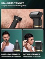 ماشین اصلاح بدن مردانه برند هوپو IPX7 مدلTC-017 - Image 8
