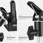 گیره فلزی استودیوی عکس Neewer با پایه نور 5/8 اینچی برای رفلکتور - Image 2