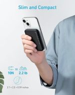 پاور بانک Anker، باتری مغناطیسی 321 (PowerCore Magnetic 5K)، شارژر قابل حمل بی سیم مغناطیسی 5000 میلی آمپر ساعتی - Image 6