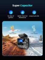 دوربین ثبت وقایع خودرو 4k DDPAI Z50 Pro جلو و عقب با کیفیت 4K+1080P - Image 2