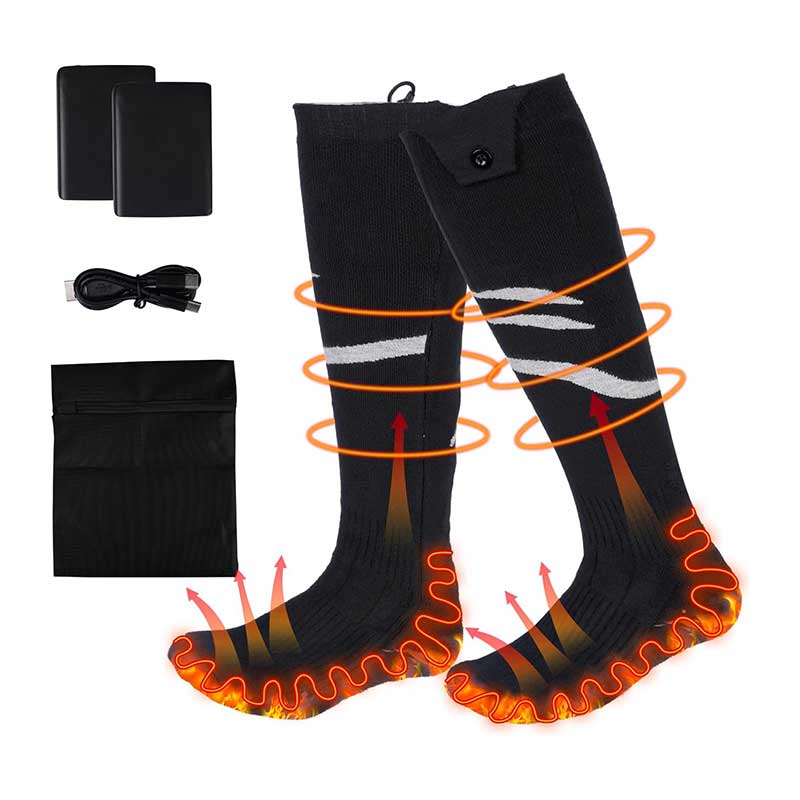 Upgraded-Heated-Socks-for-Men جوراب حرارتی شارژی 5000 میلی آمپری برند Olycism - Image 1