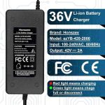شارژر اسکوتر برقی Lithium battery charger  مدل szYB-100W-42V2A - Image 2