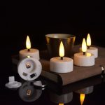 شمع‌های LED باتری‌دار با ریموت کنترل پک 12 عددی مدل zdtykcl-ty - Image 2