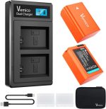 کیت دو باطری و شارژر برای سونی Vemico NP-FW50