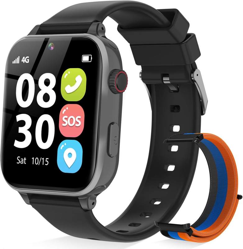 1-94.jpg ساعت هوشمند کودکان 4G برند BJLBOJEY دارای GPS حافظه 512 مگابایت - Image 1