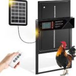 درب اتوماتیک مرغداری FABSTYL با پنل خورشیدی pfs-172c1درب هوشمند با سنسور نور و تایمر سایز بزرگ