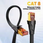 کابل اینترنت 10متری Cat 8 مدل CABLISM - Image 3